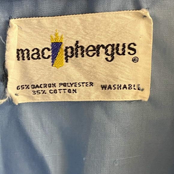 Vintage baby blue robe in excellent condition. Tie belt included. - Picture 4 of 5